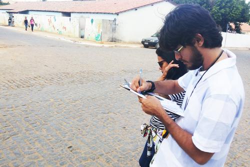 Empresa credenciada à DESENBAHIA realiza inspeção técnica para realização de obras em Guajeru