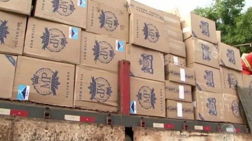 Dezesseis milhões de cigarros falsificados são apreendidos na BA