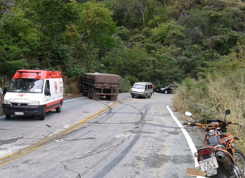 Mais um acidente é registrado na Serra das Almas, trecho entre Rio de Contas e Livramento