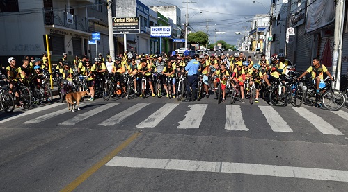 SMTT promoveu passeio ciclístico como atividade da campanha “Maio Amarelo”