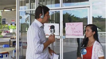 Estudantes arrecadam equipamentos para ajudar brigadistas na Chapada