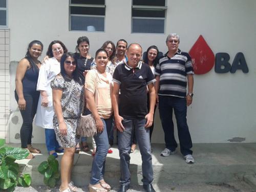 Em um gesto nobre, funcionários da câmara foram até o Hemoba fazer doação