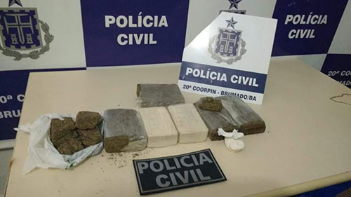 Polícia Civil faz grande apreensão de drogas em Brumado
