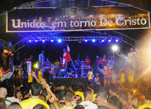 Hoje tem o maior evento gospel da região em Malhada de Pedras com a banda Som e Louvor