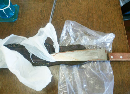 Homem é furado de faca no Distrito de Espraiado em Palmas de Monte Alto