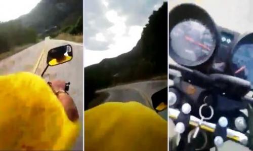 A 140Km/h Jovens filmam o próprio acidente na BA-148, trecho que liga Livramento a Rio de Contas