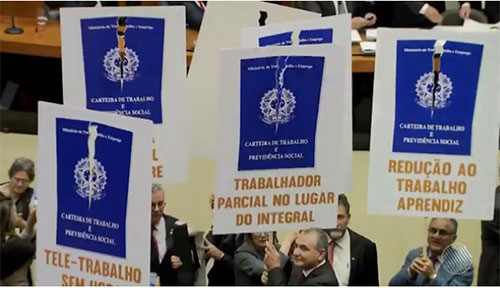 Câmara aprova proposta de reforma trabalhista; texto segue para o Senado
