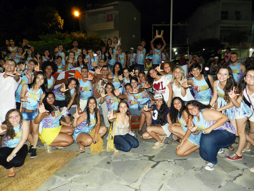 Colégio Estadual realizou a primeira etapa da Gincana Estudantil na Pça da Prefeitura