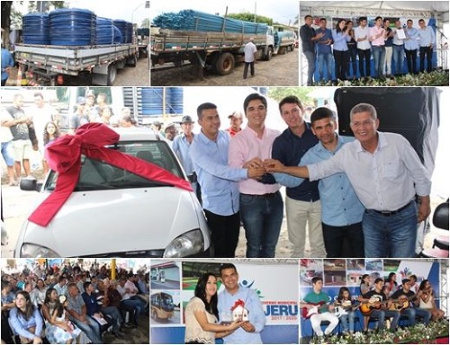 Guajeru: Prefeito entrega 42 casas na zona rural, carro e anuncia investimentos em sistemas de abastecimento de água