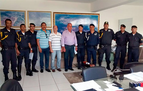 Em encontro com o prefeito Aguiberto, membros da Guarda agradecem as conquistas obtidas