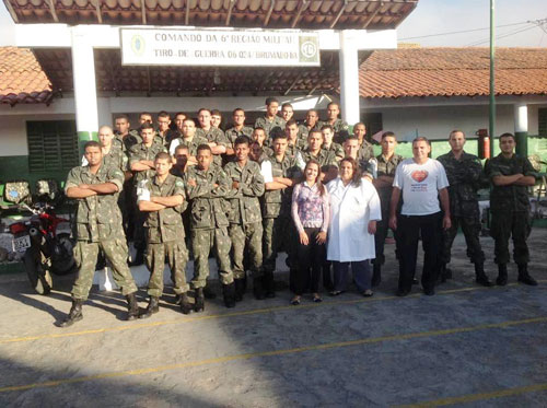 Tiro de Guerra participa de palestra sobre Nutrição Esportiva