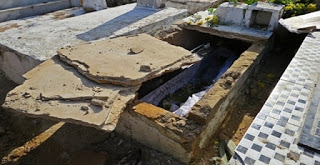 CORPO DE IDOSA DE 79 ANOS É DESENTERRADO DE TÚMULO E 'ESTUPRADO'