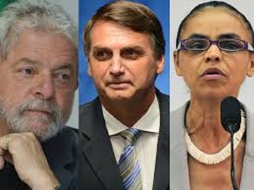 Lula lidera; Bolsonaro e Marina empatam em 2º lugar para 2018, diz Datafolha