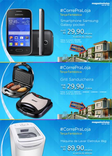 Terça Fantástica é na Magazine Luiza, você vai comprar muito e pagar bem poquinho