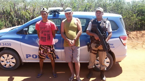 Acusados de homicídio e pedofilia são presos na zona rural de Maetinga