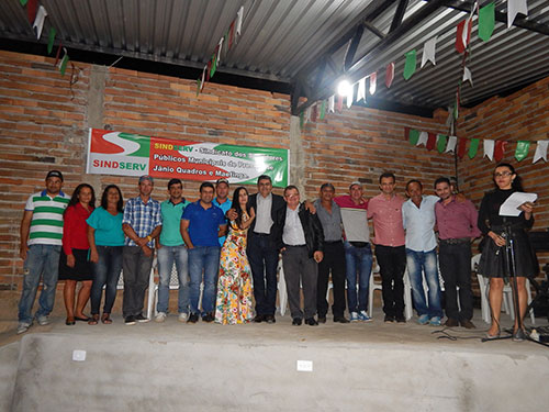Sindicato dos servidores de Maetinga e Jânio Quadros inaugura sede própria 