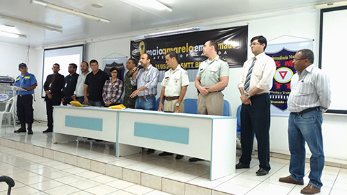 SMTT realiza abertura oficial do Movimento Maio Amarelo em Brumado