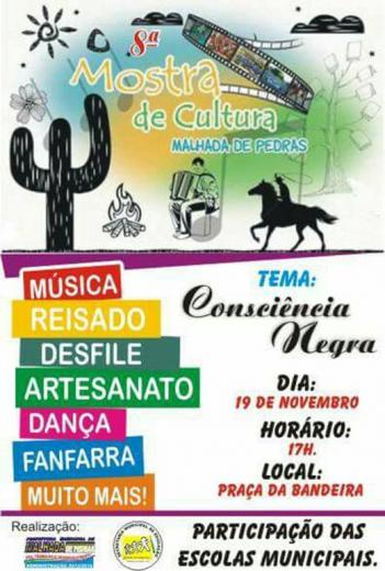 Acontecerá sábado (19) a 8ª Mostra de Cultura de Malhada de Pedras