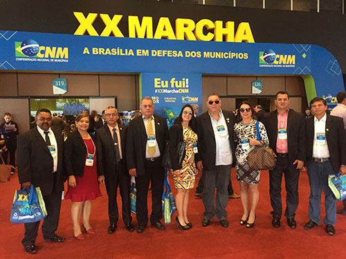 Vereadores brumadense participam da XX Marcha a Brasília em Defesa dos Municípios