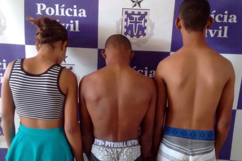 Três menores são presos por roubo e trafico de drogas em Guanambi