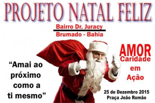 Associação de Moradores realizará o 'Natal Feliz' no Bairro Dr. Juracy em Brumado