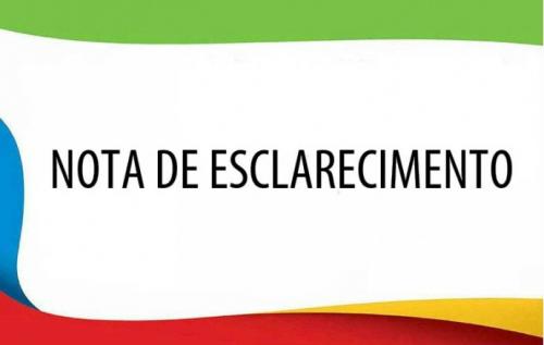 Nota de Esclarecimento: Secretaria Municipal de Administração