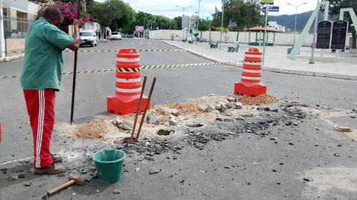 Piquetes serão colocados na intersecção da Euclides da Cunha com a Joana Angélica