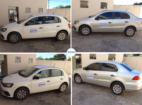 Veículos do legislativo brumadense são identificados com  logomarca oficial