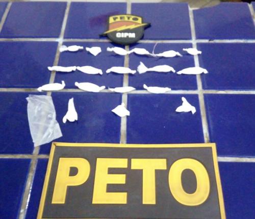 Polícia Militar apreende menor com drogas no Bairro Brisas II