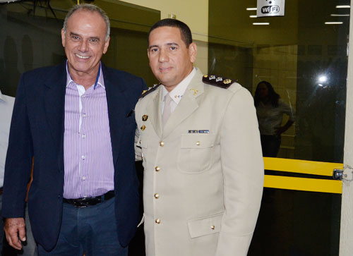 Prefeito Aguiberto participa da cerimônia de transmissão de comando da 34ª CIPM