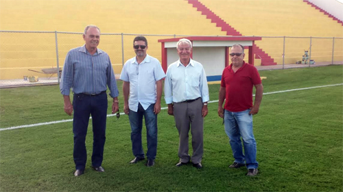 Prefeito Aguiberto visita Estádio “Gilbertão’ para conferir os últimos preparativos antes da inauguração