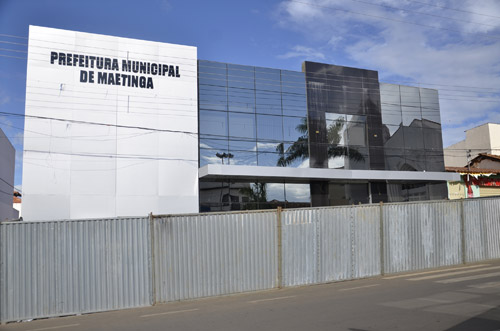 Reforma e ampliação da sede própria da Prefeitura de Maetinga já está em fase final