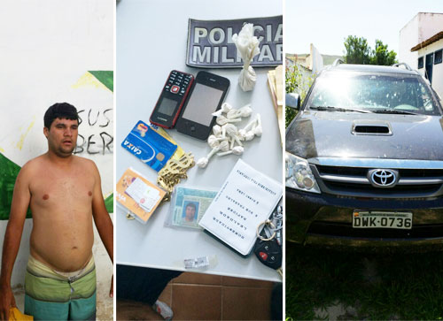 Filho de empresário livramentense é preso com drogas, dinheiro e carro blindado