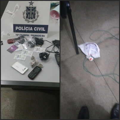 Mais celulares são lançados no teto da 20ª Coorpin, mas agentes impediram que chegasse aos presos