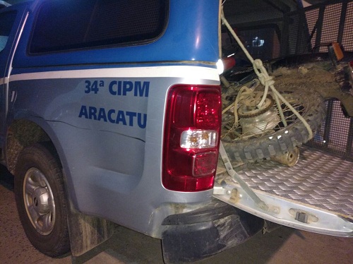 Polícia Militar apreende motocicleta com chassi adulterado em Aracatu