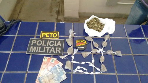 Polícia Militar apreende menor com drogas no bairro Dr. Juracy
