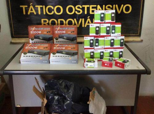 Policia Rodoviária apreende material sem nota fiscal na BR-030 próximo a Caetité