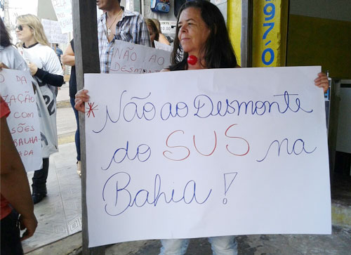 Servidores da extinta 19ª Dires fazem protestos e aderem a greve dos servidores da saúde