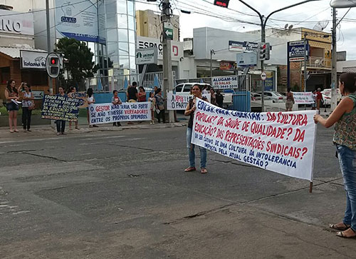 Em Brumado continuam as manifestações contra Eduardo e a Reforma da Previdência de Temer