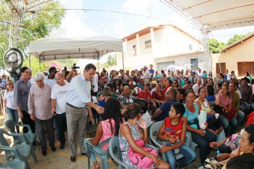 Governador Rui Costa esteve em Condeúba, no projeto Voluntários do Sertão