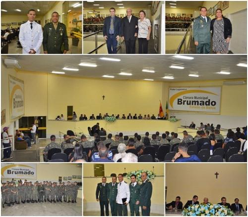 Câmara de vereadores realiza sessão solene e entrega Título de Cidadão Brumadense