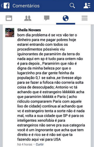 PARAMIRIENSES SOFREM PRECONCEITO NA INTERNET