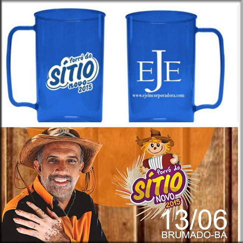 Apresentados os Copos Oficiais do Forró do Sítio Novo 2015