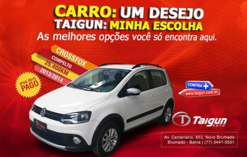 Crossfox completo acaba de chegar na Taigun Auto