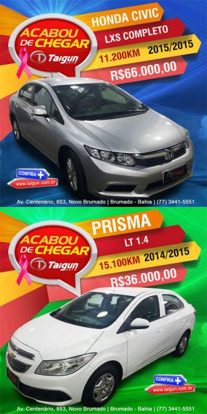 Você escolhe e a Taigun Auto facilita a compra do seu veículo