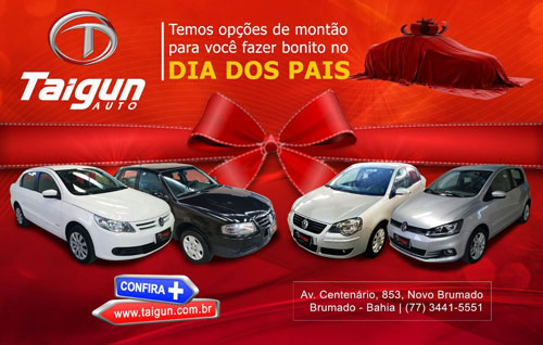 Para o Dia dos Pais o presente perfeito está na Taigun Auto