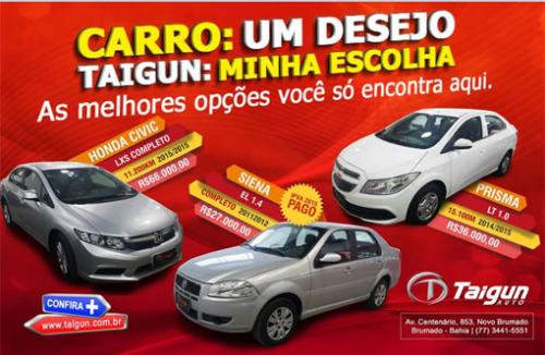 A Taigun Auto oferece todas as condições para que o seu desejo seja realizado