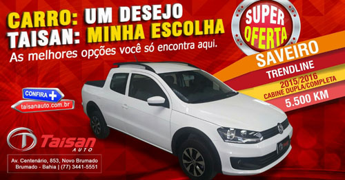 Compre o seu veículo com preços incríveis e facilidades que só a Taisan oferece