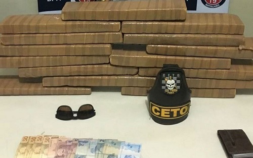 Taxista é preso por transportar maconha de Jaguaquara para Jequié