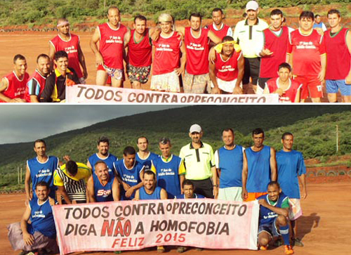 A favor do próximo e contra o preconceito amigos realizaram jogo beneficente